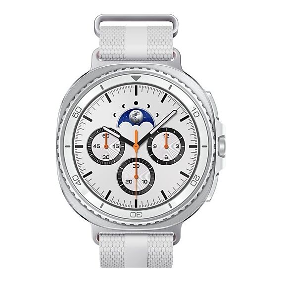 Galaxy Watch8 Classic | 46 мм | White | Athleisure/White | S/M, Размер: 46 мм, Цвет: White, Тип ремешка: Athleisure, Цвет ремешка: White, Размер ремешка: S/M, Подключение часов: Bluetooth / Wi-Fi, изображение 2